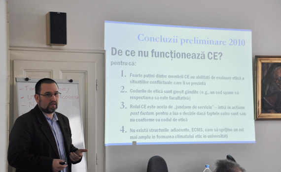 The 2nd national conference on Ethics and Professional Culture (EPC2011): “Meddling with other people’s work. Cross-disciplinary approaches on moral conflicts and (mis)communication in organizations” (Cluj-Napoca, April 15-16, 2011)